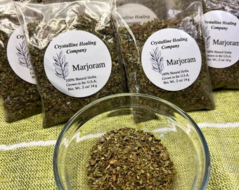 100% Natural Marjoram Bagged Herbs • USA Grown Herbs • 14 Gram Bags • Natural Herbs • All Purpose Herbs