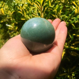 249g Light Green Serpentine Sphere with Stand from Madagascar
