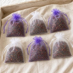 Lavender Cedar Sachets for Closets and Drawers, Farm-Grown, Natural Fragrance, Moth and Insect Repellent