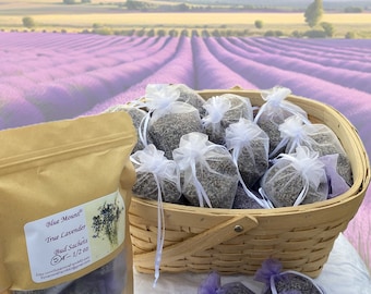 Organic Bulk Lavender Sachets - Natural Drawer & Closet Fresheners, Wedding gift, Wedding Favors, Wedding Toss - US farm grown, large orders
