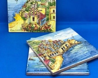 Ceramic Tile: Citta della Costa Amalfitana (6"x6")