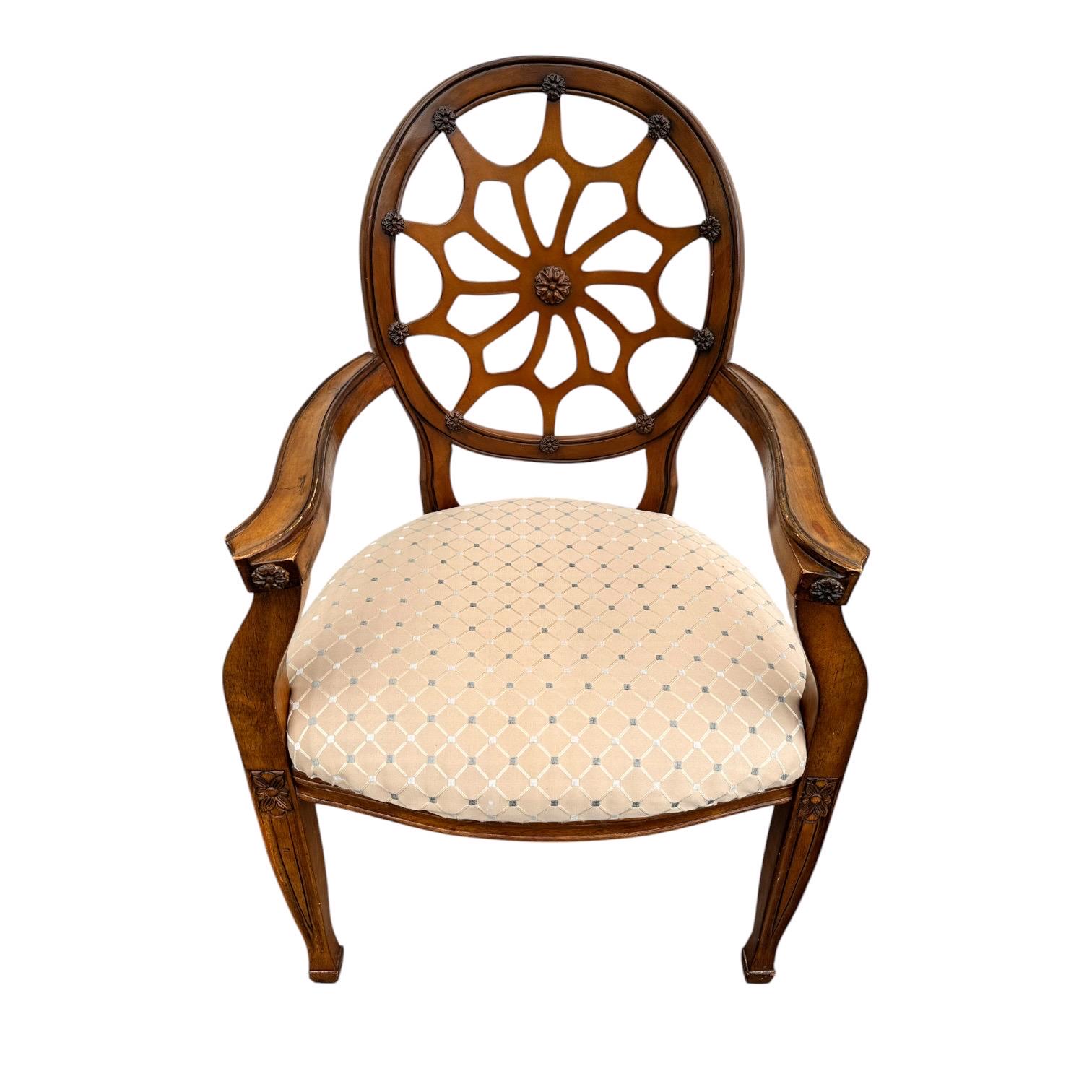 Spider Back Accent Chair - Etsy