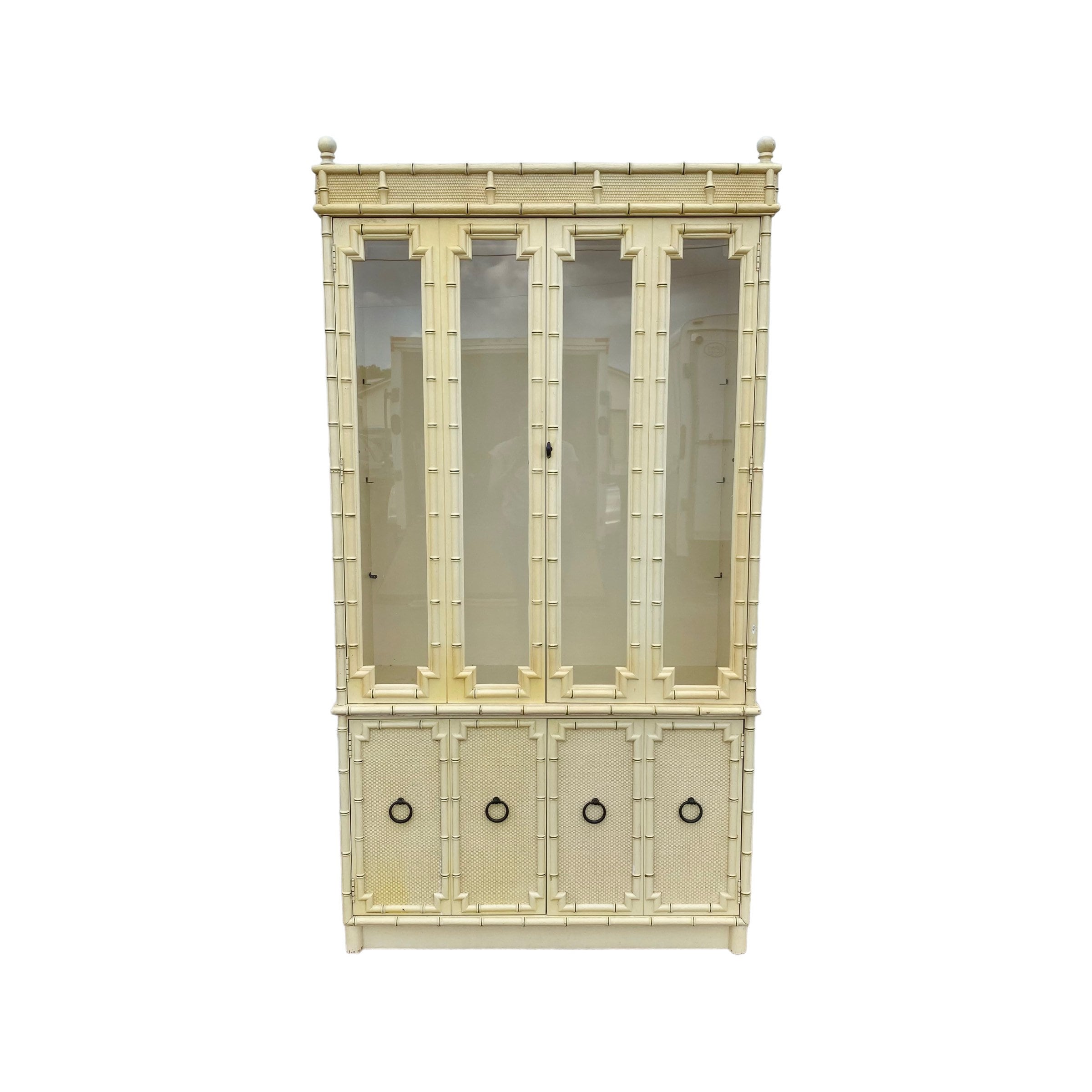 Bamboo china cabinet deals