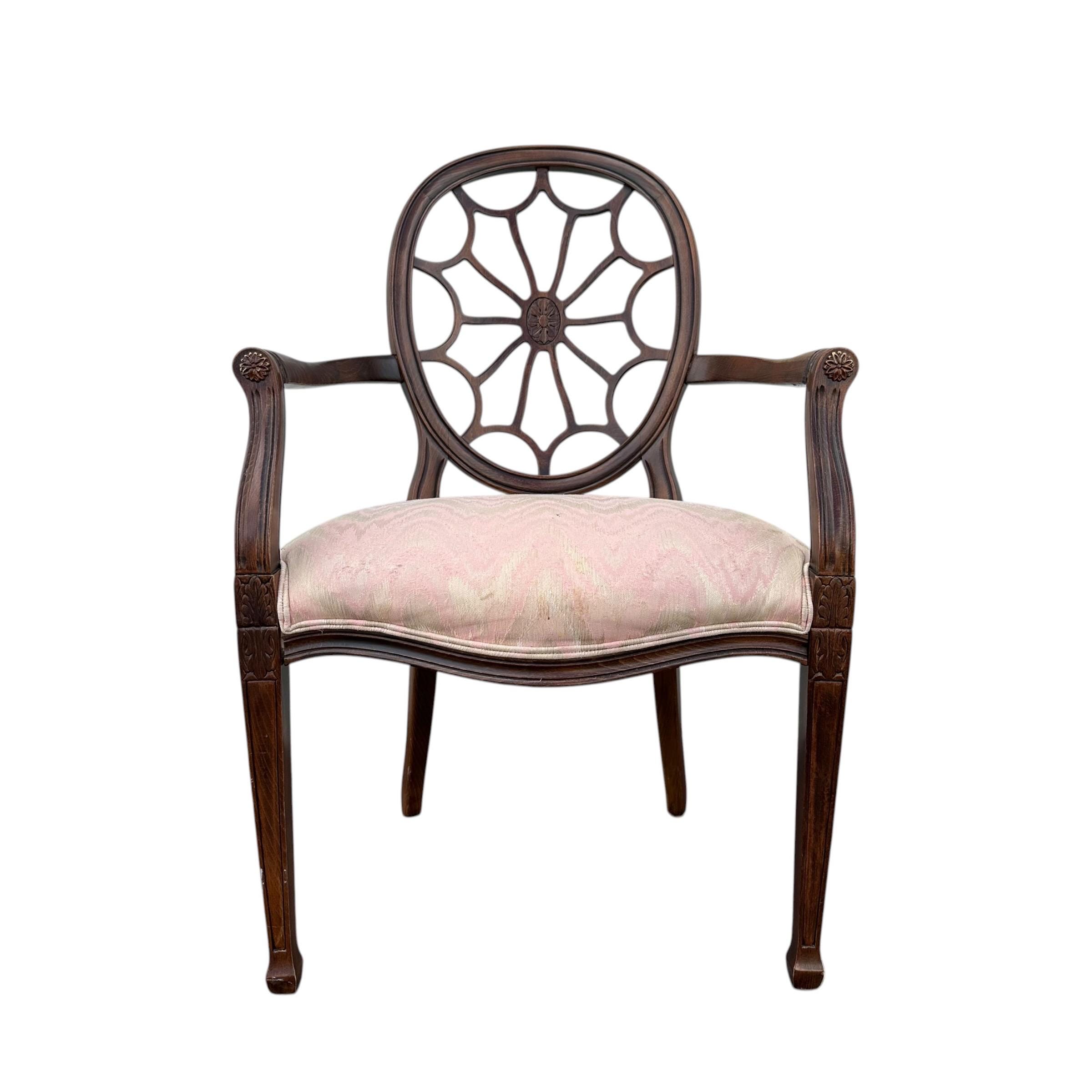 Spider Back Accent Chair - Etsy