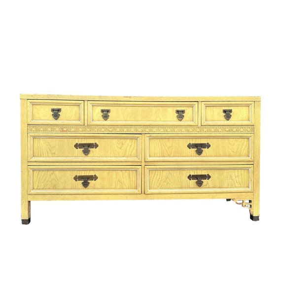 yellow dresser