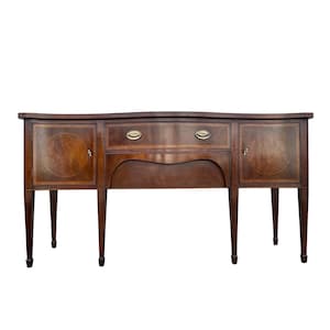 Federal Antique Style Henkel Harris Inlaid Mahogany Federal Antique Style Henkel Harris Inlaid Mahogany