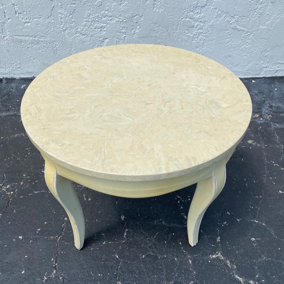 French Provincial Stool 20wide 16high FREE SHIPPING Vintage Small