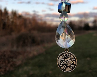 Leo zodiac car charm - atrapasoles