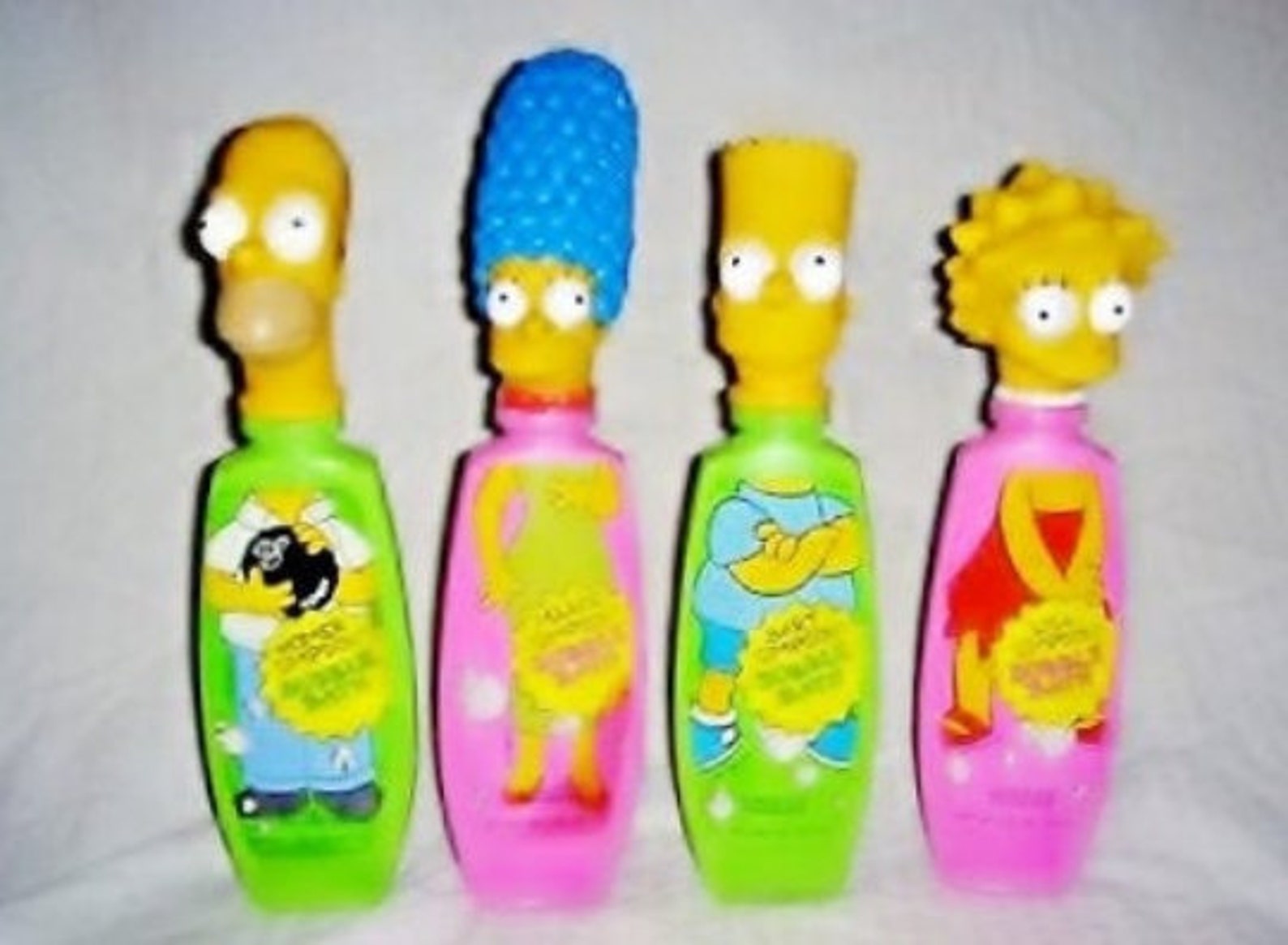 The SIMPSONS BUBBLE BATH Complete Set of 4 Bottles Full Sealed Etsy