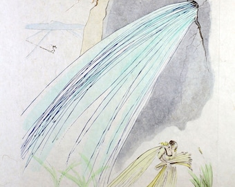 Salvador Dali "The Rock" Radierung: Mid-Century Wanddekor