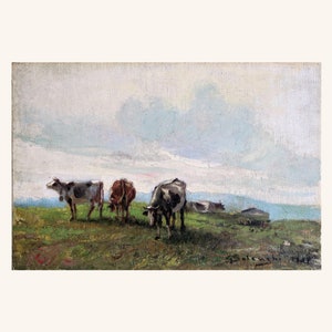 Giuseppe Solenghi | signed/dated 1913 oil painting (65x50cm) wall decor original artwork (see auction results please)