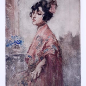 Giuseppe Galli (1866 - 1956) / Acquerello originale firmato 1923 / (49,5 x 36 cm), Condizioni eccellenti!