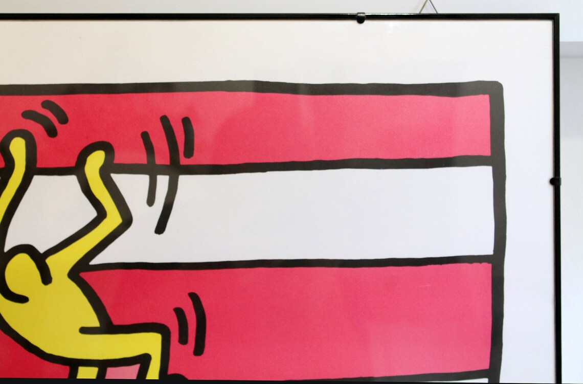 Kiith Flags Keith Haring. American Flag 100x70cm by Nouvelle Images France, 1992 ...