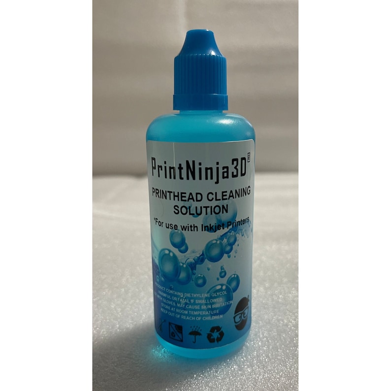 100ml Inkjet Print Head Cleaning Solution for Flushing contains