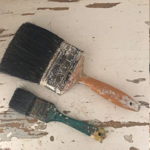 Two Vintage Paint Brushes, House Painting Brush
