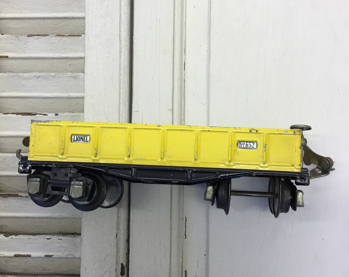Antique Lionel Gondola Model Train Car, Lionel Train Car No. 652 Etsy