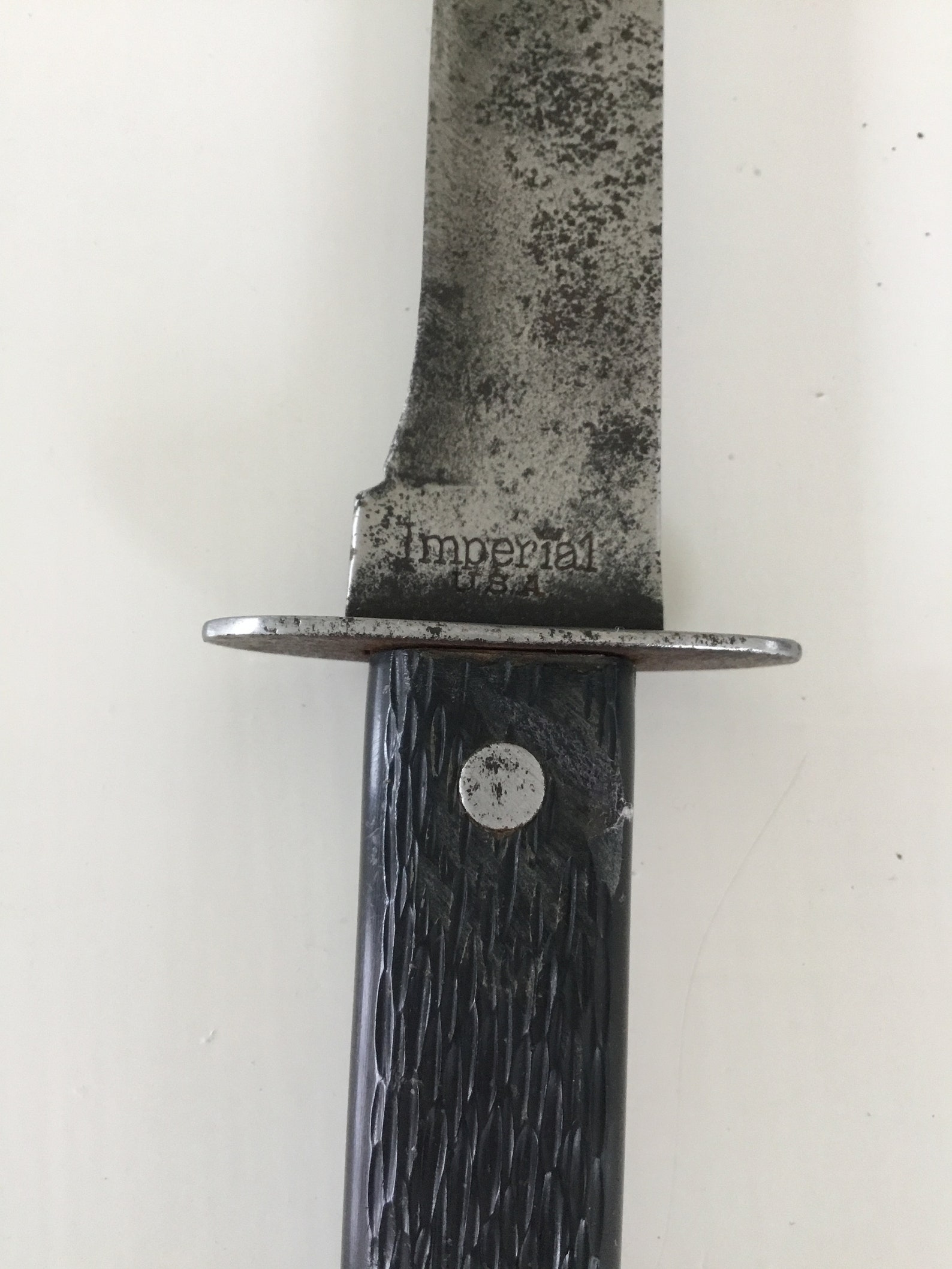 Two Fixed Blade Knives Imperial Knife Co Etsy