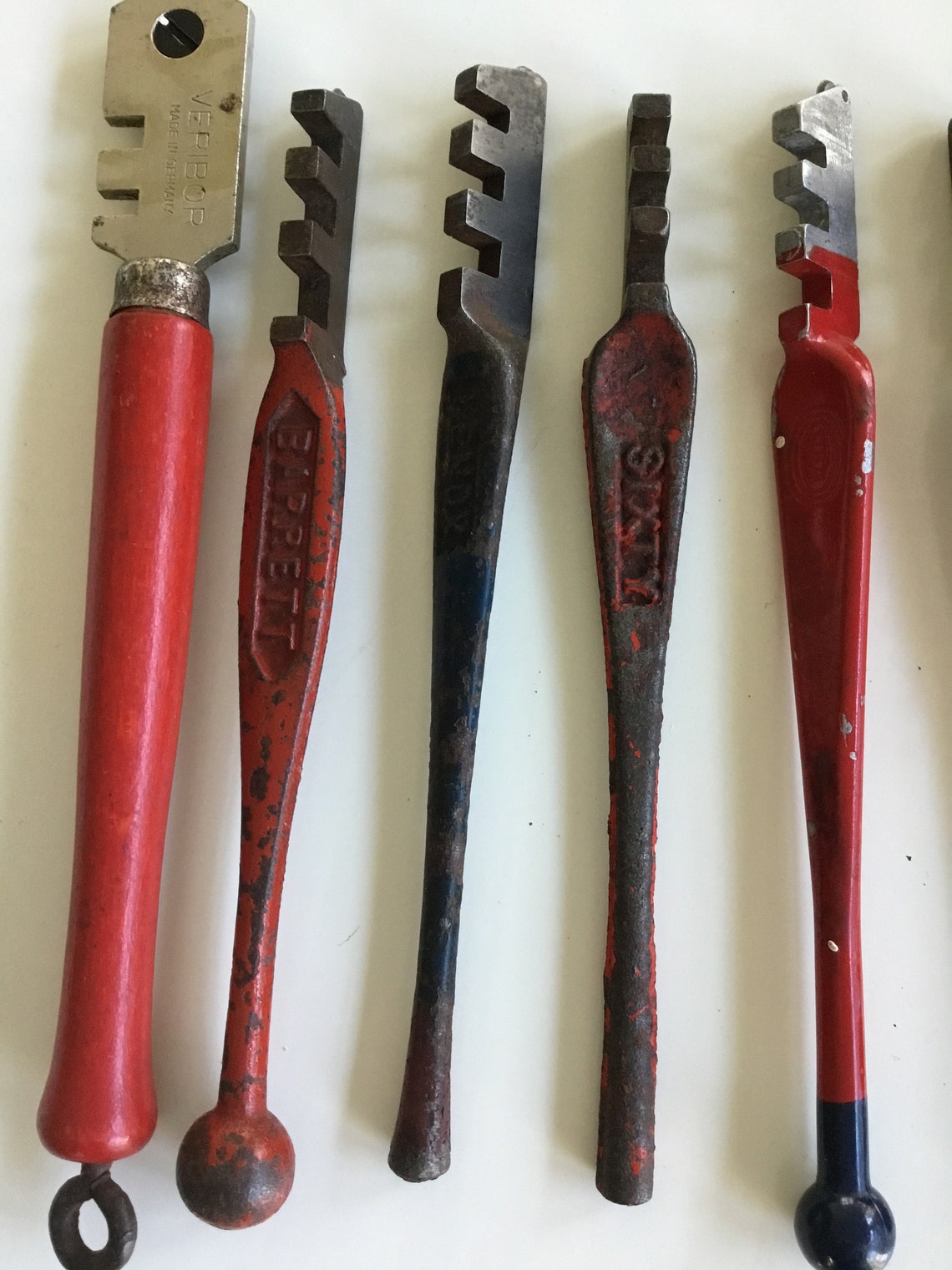 An unusual collection of 10 1940s vintage hand glass cutters Etsy