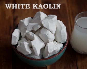 White Natural Clay Kaolin from 200 gram to 1 kg Organic Beauty Wholesale