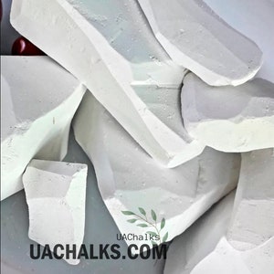 RAYHIRIDSKIY CHALK Natural Ukrainian Lump Chalks, 200 g-1 kg Wholesale