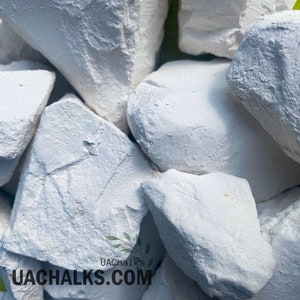 AIR CHALK Natürliche Ukrainische Klumpenkreide, 200 g-1 kg