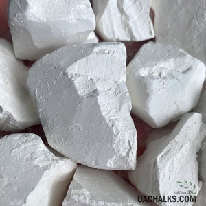 GLINOMEL &quot;CREAM&quot; Clay+chalk Natural Ukrainian Lump Chalks, 200 g-1 kg Wholesale