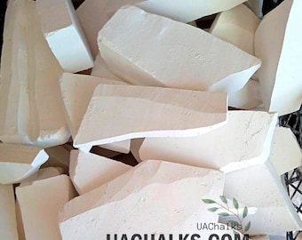 SAWN CHALK PLATES Natural Ukrainian Lump Chalks, 400 gm - 900 gm