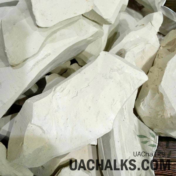 Light Blue Ukrainian Natural Clay from 200 gram to 1 kg Wholesale