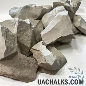 GLINOMEL "BAMBOO" Clay+chalk Natural Ukrainian Lump Chalks, 200 g-1 kg Wholesale