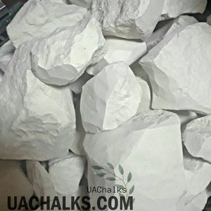 GLINOMEL &quot;WEST&quot; Clay+chalk Natural Ukrainian Lump Chalks, 200 g-1 kg Wholesale