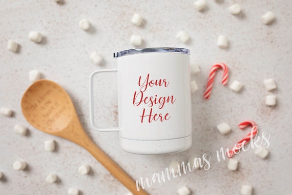 Camper Mug Christmas Winter Mockup Coffee Mug Mockup Etsy