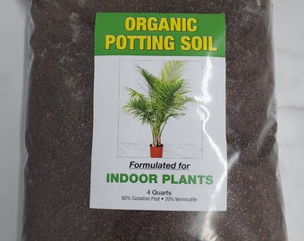 Plant Potting Soil - Organic Potting Soil for Indoor Plants