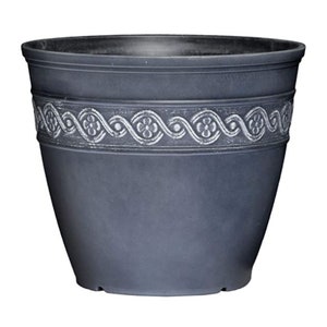8&quot; Diameter Storm Blue Plant Pot with Drainage - Plant Accessories - Plastic Pot - Resin Planter - Plant Pots - Holiday Gift