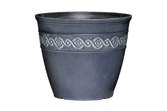 8" Diameter Storm Blue Plant Pot With Drainage - Plant Accessories - Plastic  Pot - Resin Planter - Plant Pots - Holiday Gift - Etsy