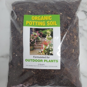 Plant Potting Soil - Organic Potting Soil for Outdoor Plants