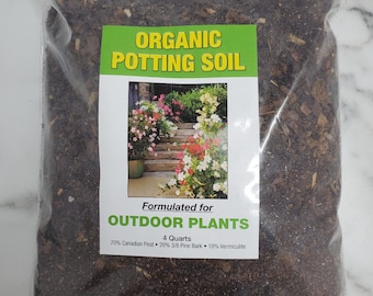 Plant Potting Soil - Organic Potting Soil for Outdoor Plants