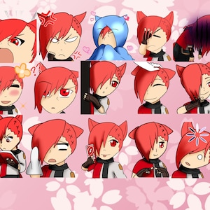 FFXIV - G&#39;raha Tia Discord/Twitch Emote Sets