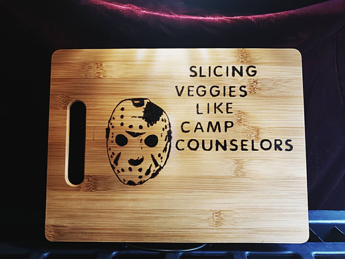 Horror Cutting Boards Etsy