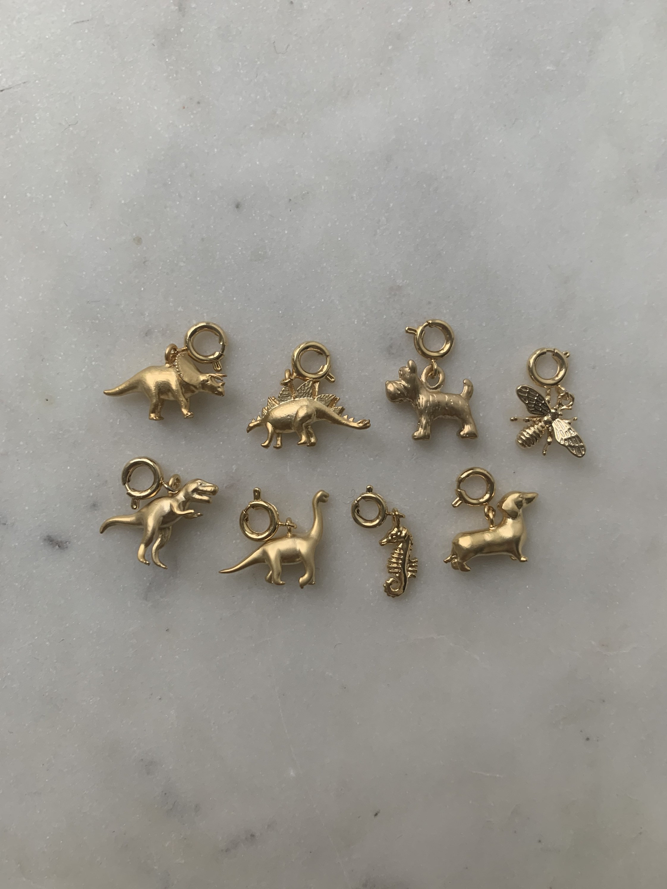 Animal necklace charms Clearance