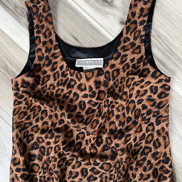 Leopard Print Summer Dress - Etsy