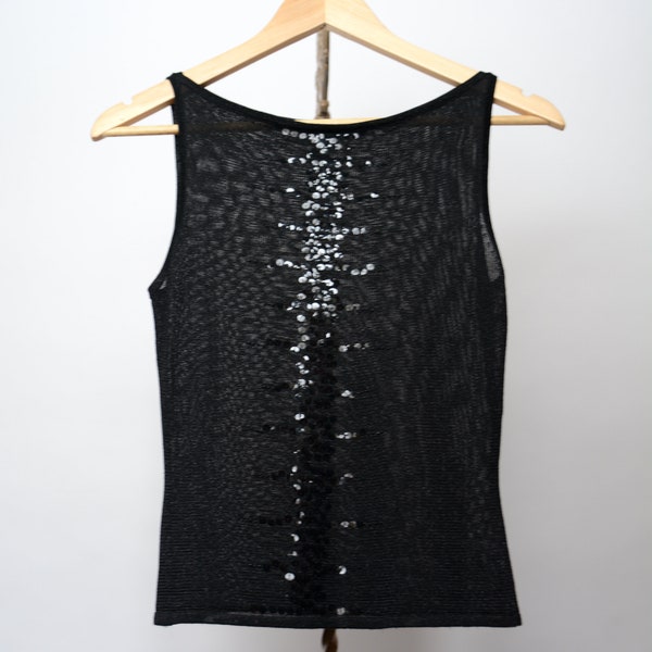 90s asymmetrical mesh mini