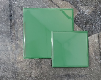 Ceramic Tile (Green shine 4"x4"; 6"x6")