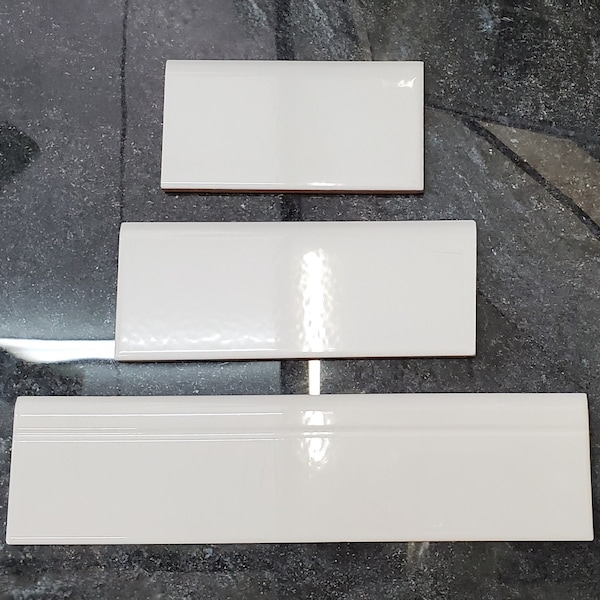 Baseboard-Ceramic Tile- trim molding Wall Tile,Backsplash,Bathroom tile 3" x 6", 3" x 8", 3 x 12"