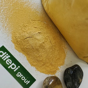 Mustard Grout (sanded grout & unsanded grout ).Anti fungus ,with sealer 50 LBS SANDED