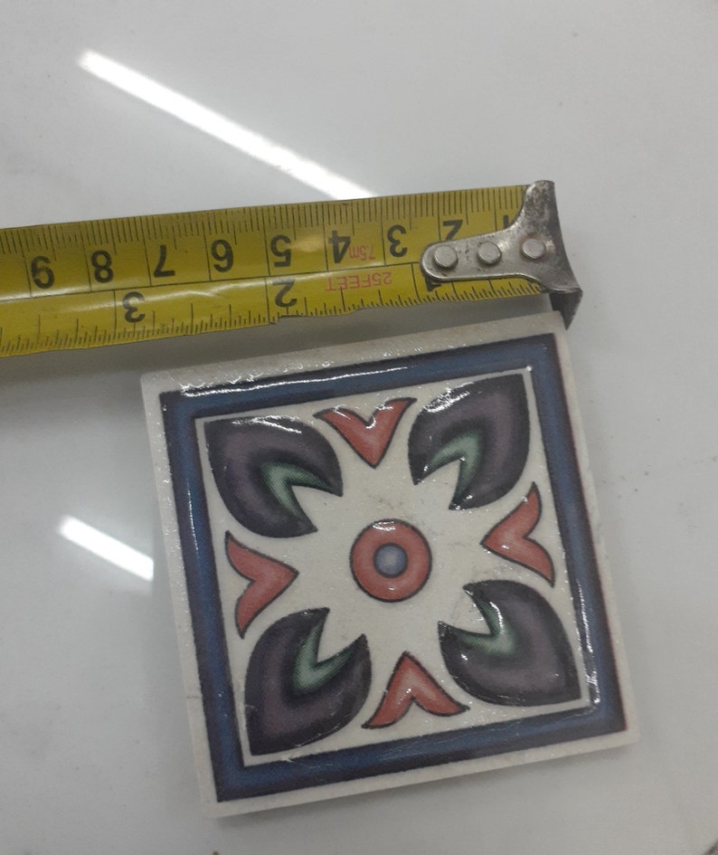 Decos Ceramic Tile 3x3 Etsy