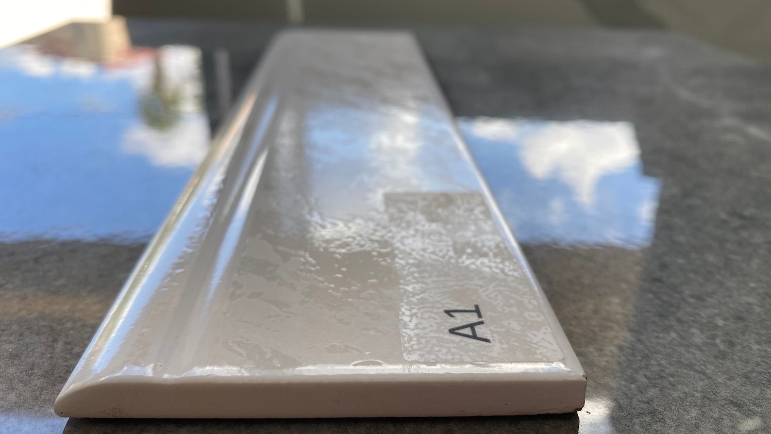 Ceramic Tile trim molding 3x12 INCHES Etsy