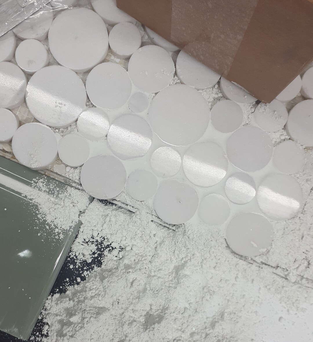 WHITE Groutsanded Grout/unsanded Grout With Sealer and Anti Fungus. for