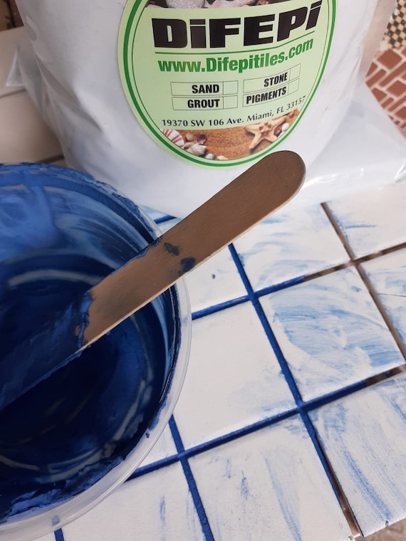 Blue King   Grout -Pool Grout- (sanded grout & unsanded grout) Anti fungus-with sealer.Perfect grout for your pool tiles,and more.