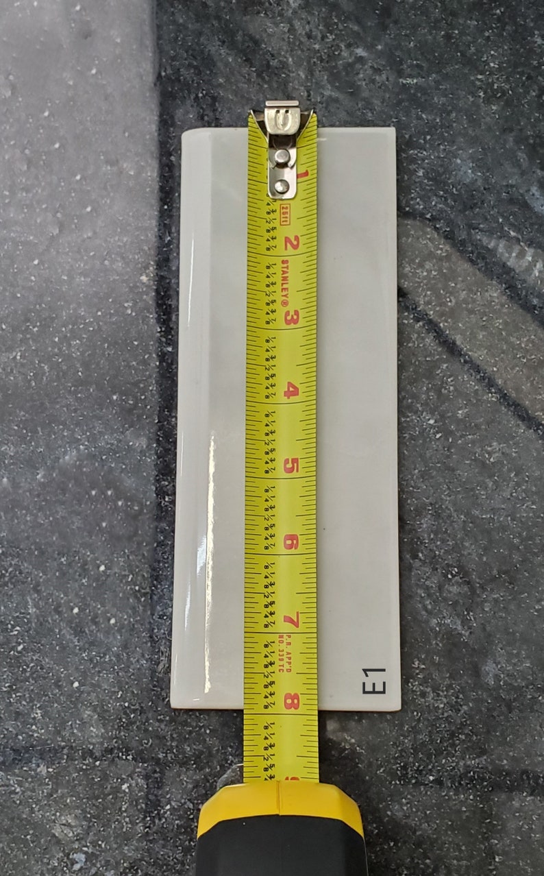 Ceramic Tile Trim Molding 3 X 8 Etsy