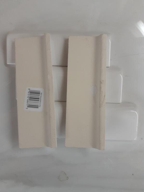 Black 2 X 6 In Ceramic Tile Bullnose Mud Cap | Seychelles